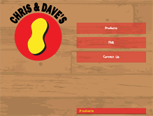 Tablet Screenshot of chrisanddaves.com